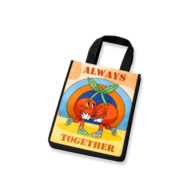 Picture of Full Colour Sublimation Panel Tote Bag - Small