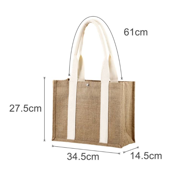 Picture of Custom Handle Jute Tote Bag