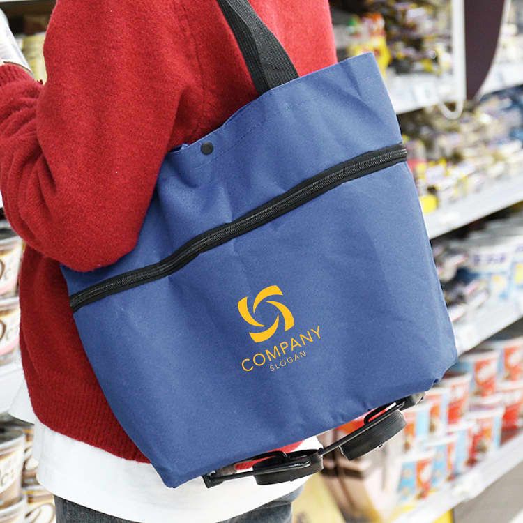 Picture of 2 in 1 Collapsible Shopping Trolley Bag