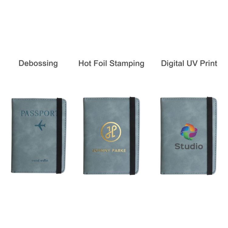 Picture of RFID Multifunctional PU Leather Passport Holder