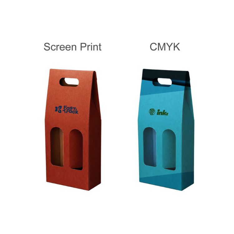 Picture of Double Bottle Portable Wine Box