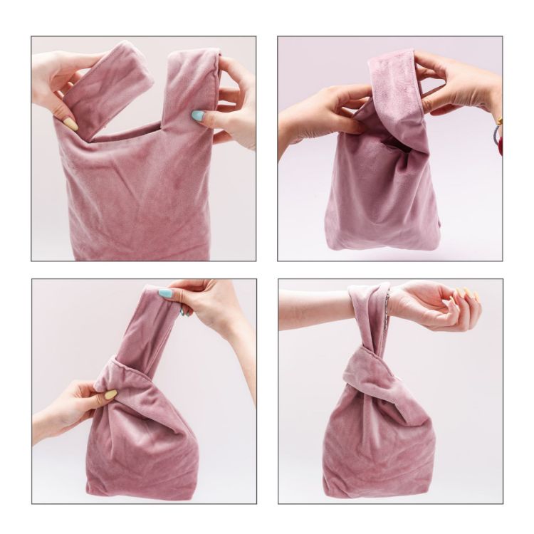 Picture of Velvet Knot Wrist Bag