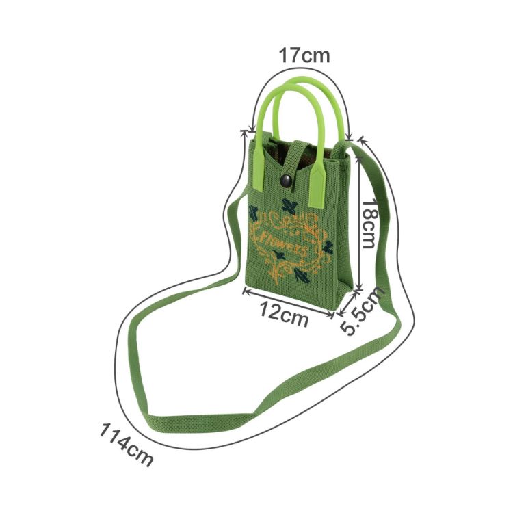 Picture of Knitted Phone Crossbody Bag with Handle