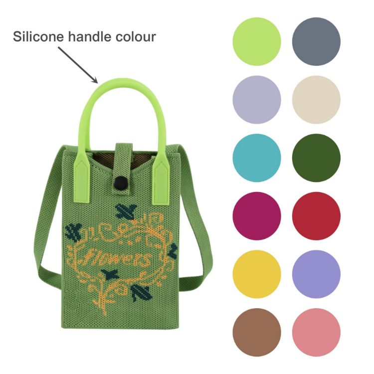 Picture of Knitted Phone Crossbody Bag with Handle