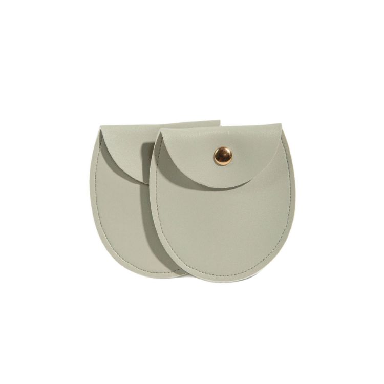 Picture of Oval PU Leather Jewellery Pouch
