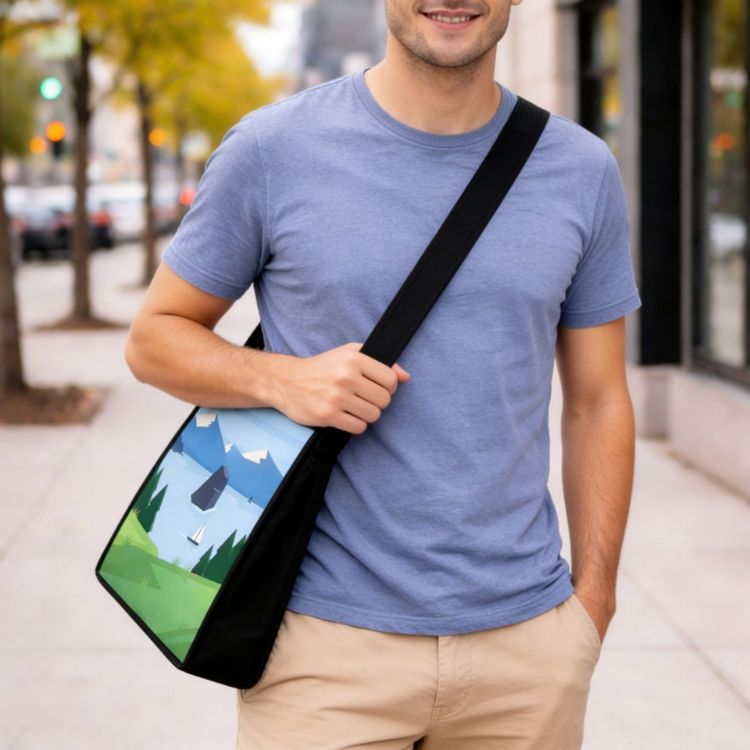 Picture of Custom Sublimation Crossbody Bag