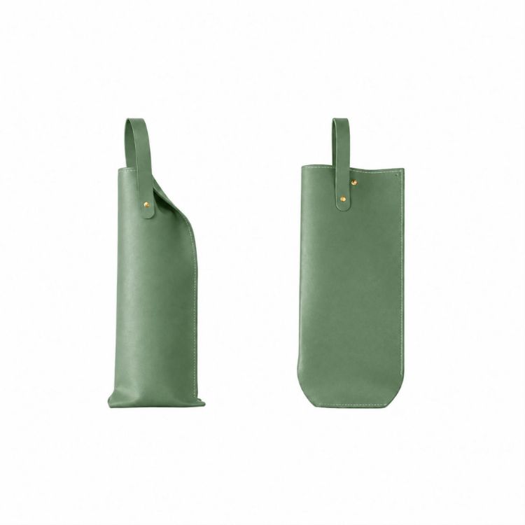 Picture of Elegant PU Leather Wine Bag
