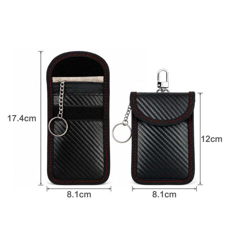 Picture of Carbon Fibre Faraday Key Pouch