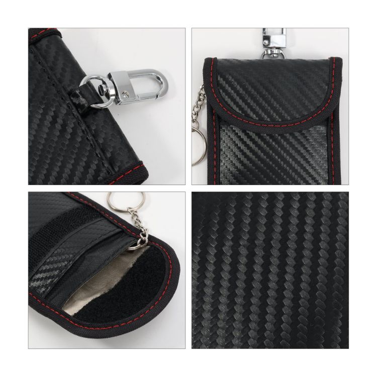 Picture of Carbon Fibre Faraday Key Pouch