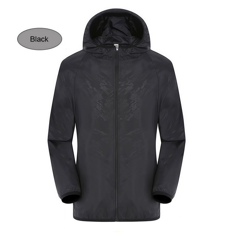 Picture of Unisex Adult 100% Polyester Jacket with Sun Protection and Hood