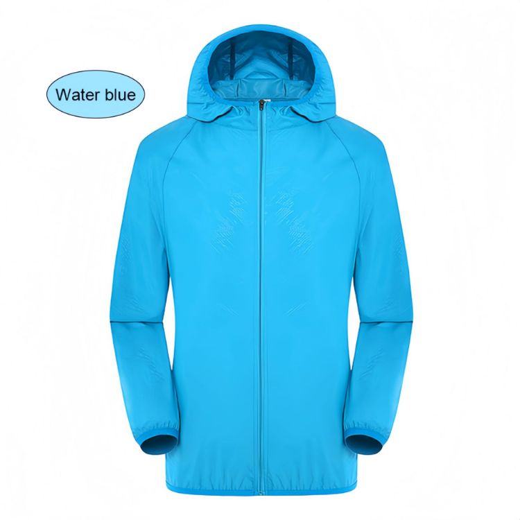 Picture of Unisex Adult 100% Polyester Jacket with Sun Protection and Hood