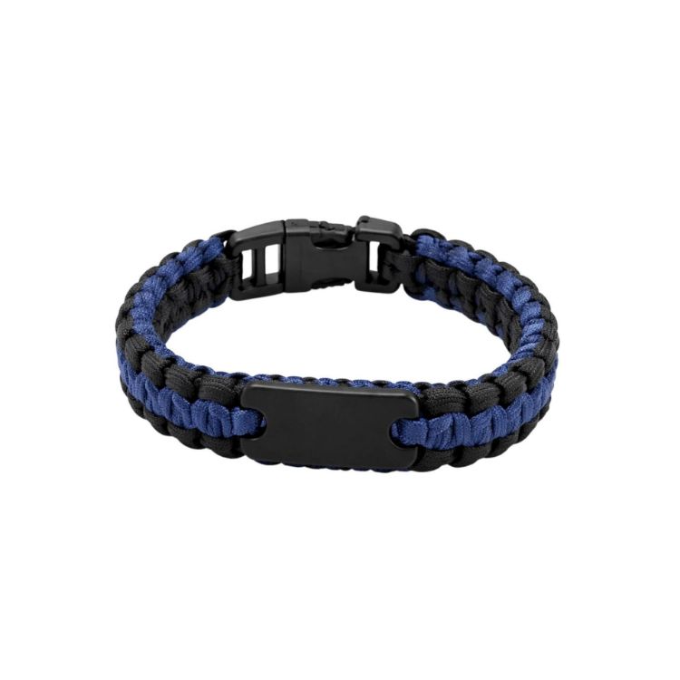 Picture of Paracord Bracelet with Metal Plate