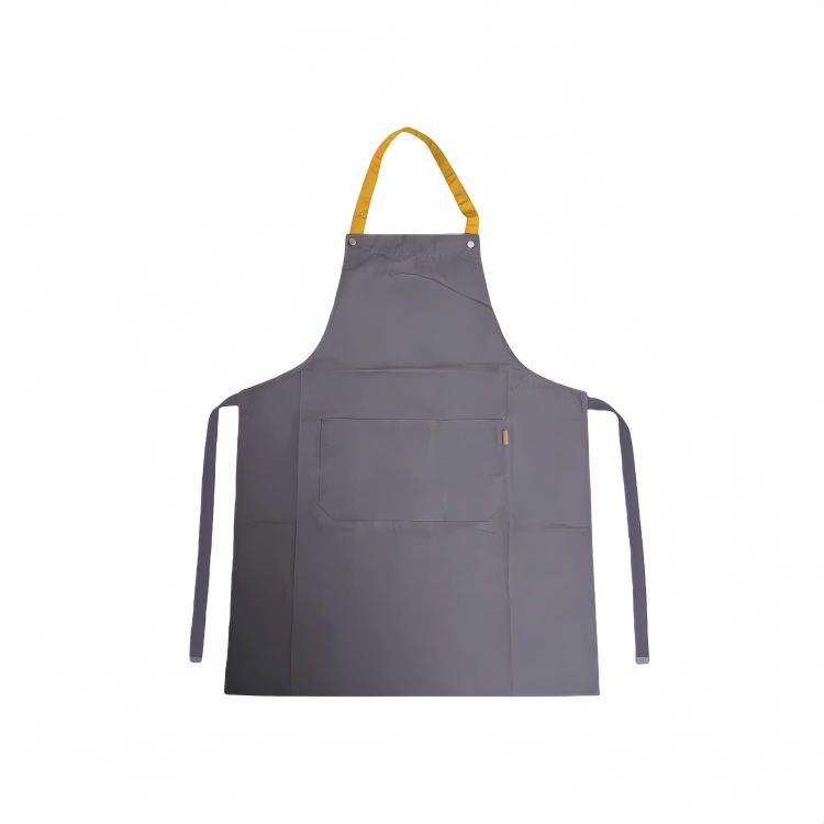 Picture of Poly-Cotton Canvas Full Bib Apron With Colour Neck Strap