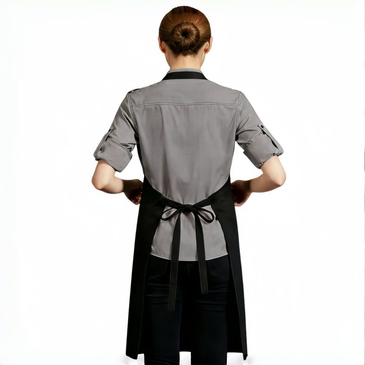 Picture of Poly-Cotton Canvas Full Bib Apron With Neck Strap