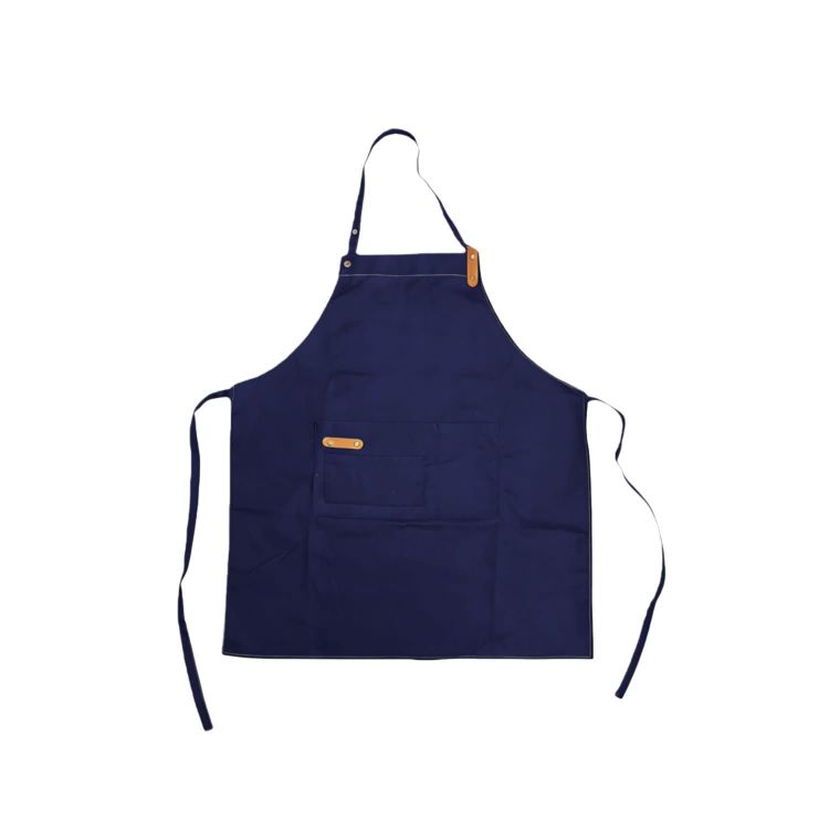Picture of Poly-Cotton Canvas Full Bib Apron With Neck Strap