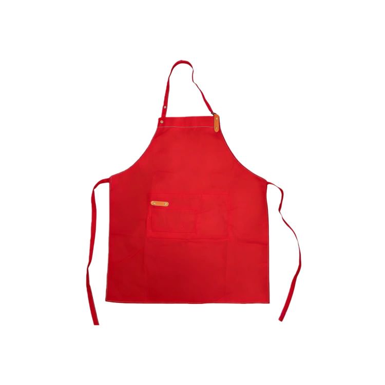 Picture of Poly-Cotton Canvas Full Bib Apron With Neck Strap