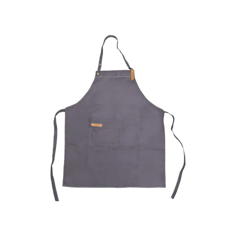 Picture of Poly-Cotton Canvas Full Bib Apron With Neck Strap