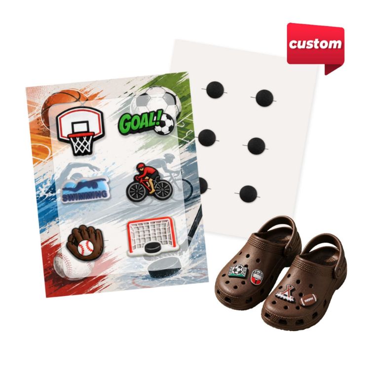 Picture of Custom Shoe Charms- 6 Pack