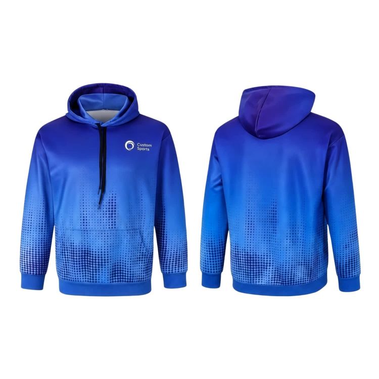 Picture of Unisex Adults Polyester Spandex Sublimated Hoodie With Pocket