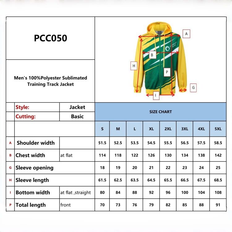 Picture of Men's Polyester Sublimated Training Track Jacket