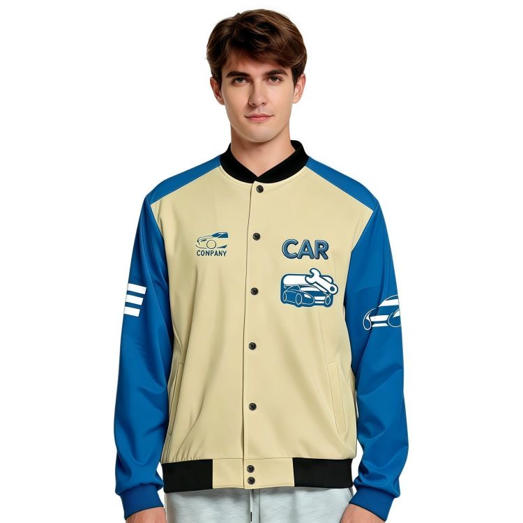 Picture of Unisex Polyester Scuba Sublimated Varsity Jacket