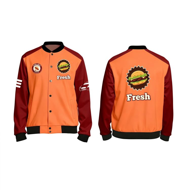 Picture of Unisex Polyester Scuba Sublimated Varsity Jacket