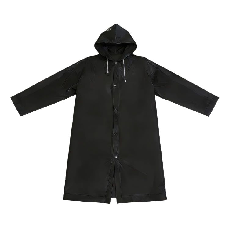 Picture of Reusable Adult PEVA Screen Print Raincoat