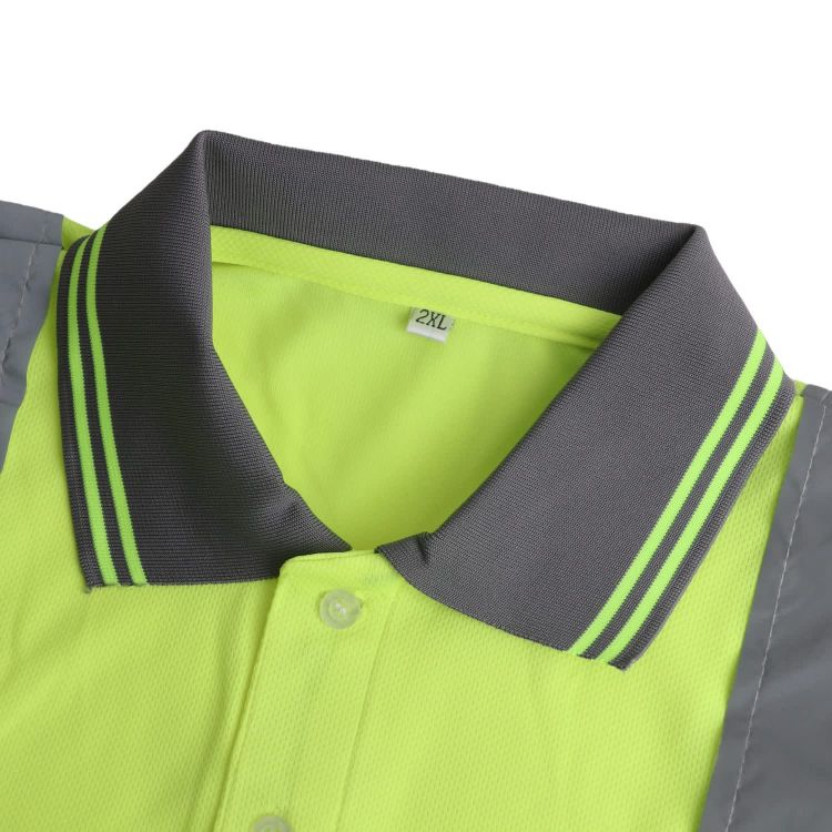 Picture of Unisex Polyester Hi-Vis Reflective S/S Polo