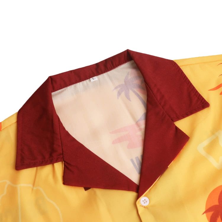 Picture of Men's Sublimated Imitation Cotton Cuban Collar Shirt