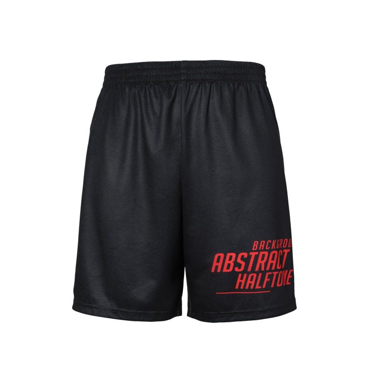 Picture of Unisex Adults 100% Polyester Sublimated Running Shorts
