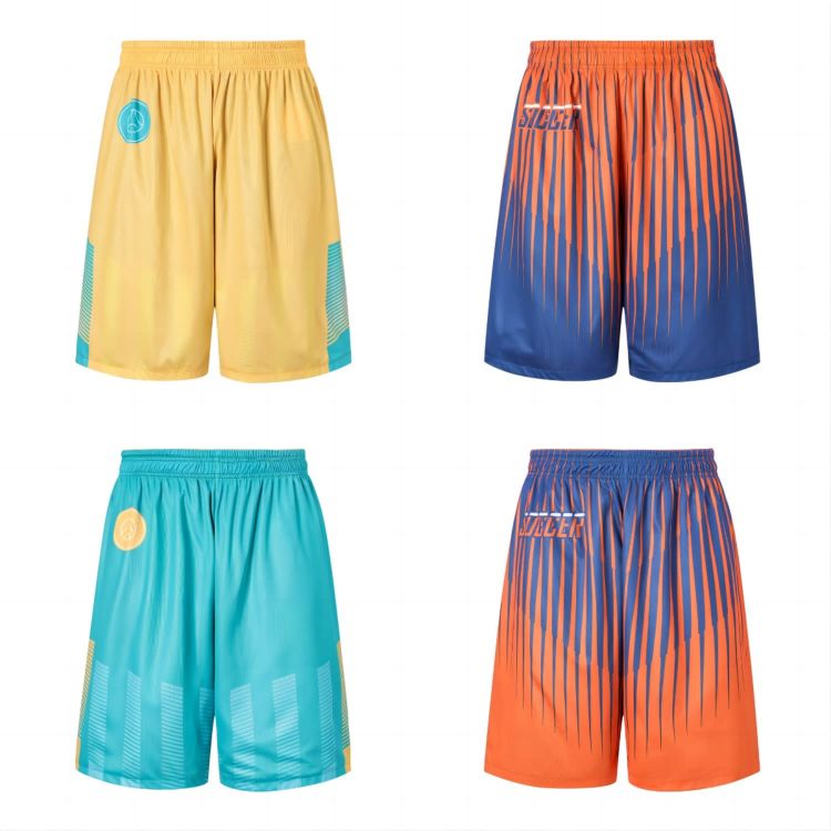 Picture of Unisex Adults 100% Polyester Sublimated Reversible Basketball Shorts