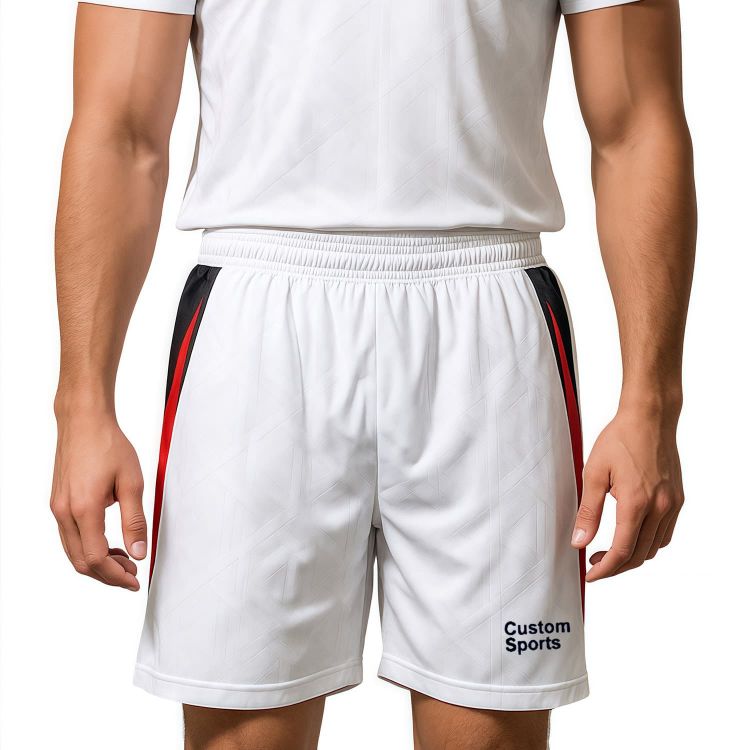 Picture of 100% Polyester Sublimated Breathable Soccer Shorts With Lining