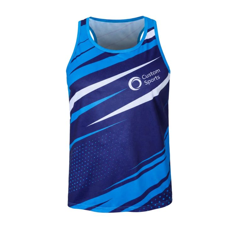 Picture of 100% Polyester Sublimated Sports Singlet