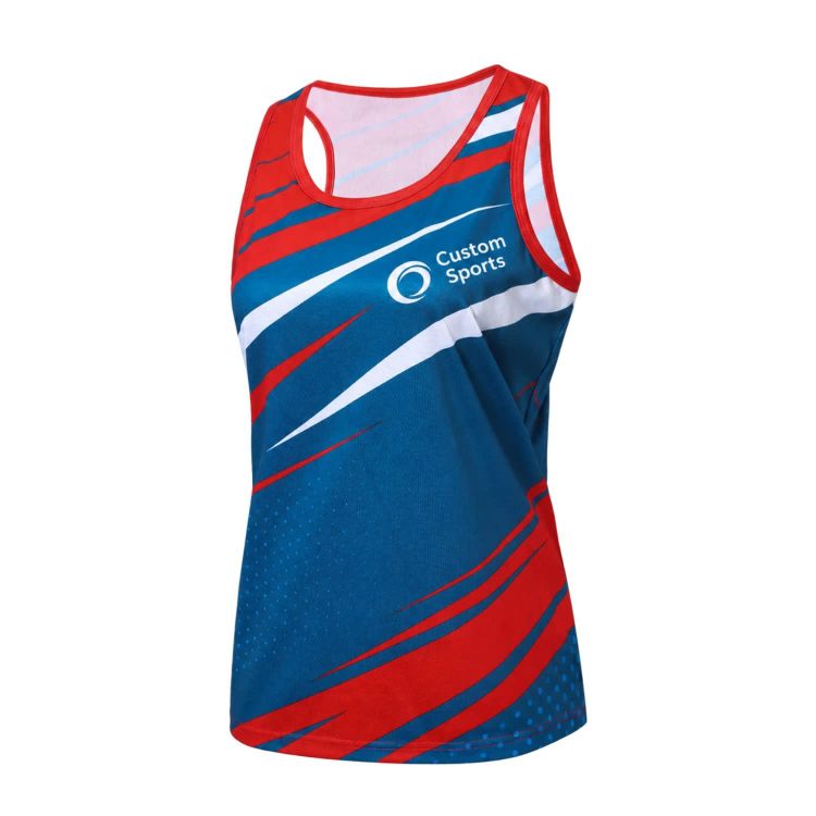 Picture of 100% Polyester Sublimated Sports Singlet