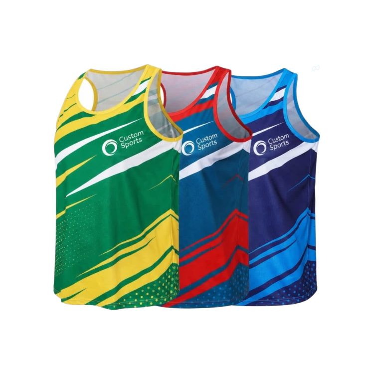 Picture of 100% Polyester Sublimated Sports Singlet