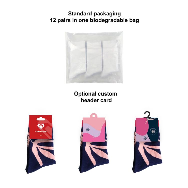 Picture of Crew Custom Pattern Woven Socks