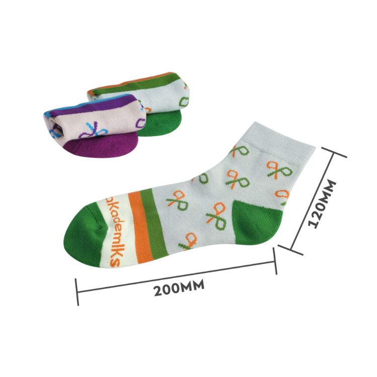 Picture of Ankle Custom Pattern Socks - With Towel Bottom