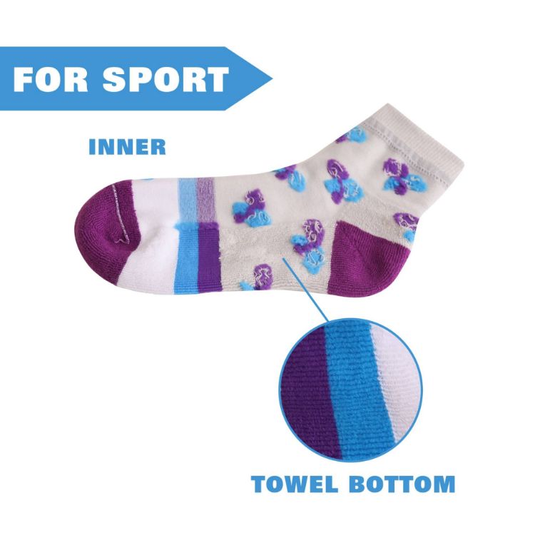 Picture of Ankle Custom Pattern Socks - With Towel Bottom