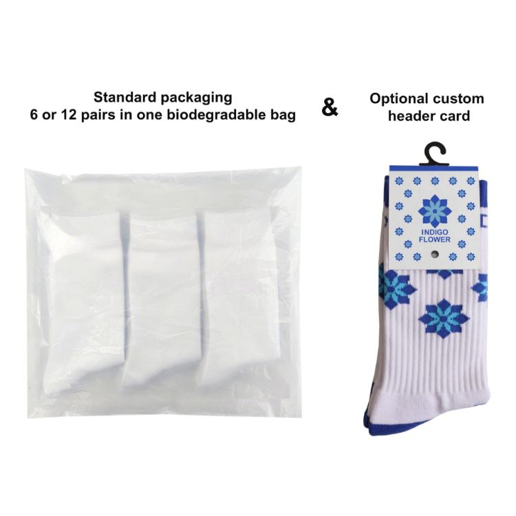 Picture of Crew Woven Work Socks - With Towel Bottom