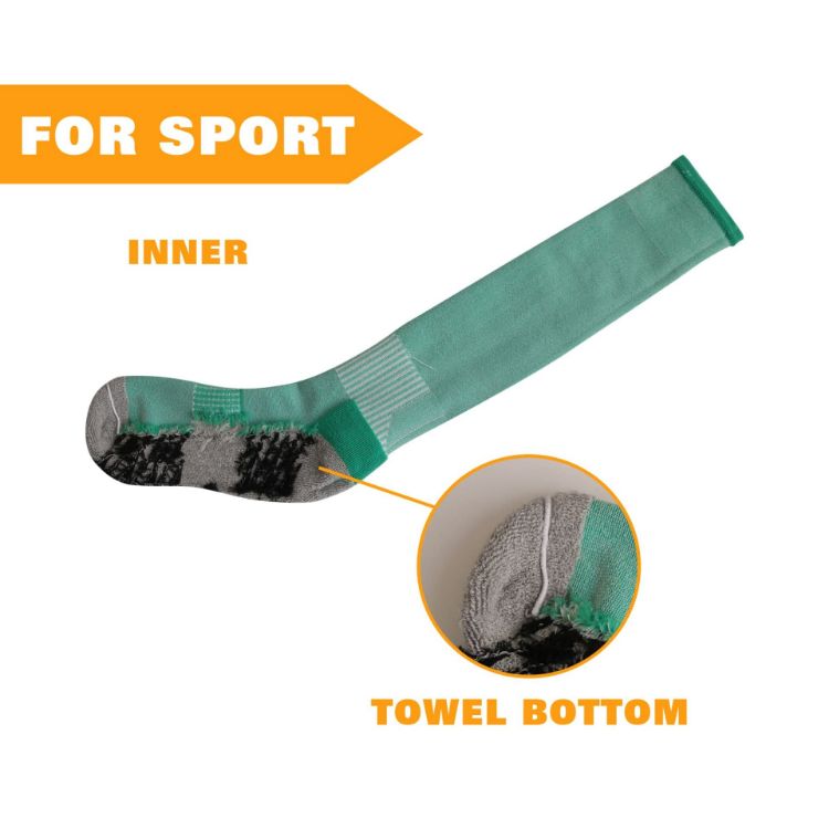 Picture of Knee High Custom Pattern Football Socks - With Towel Bottom