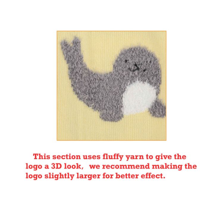 Picture of 3D Design Crew Custom Pattern Woven Socks