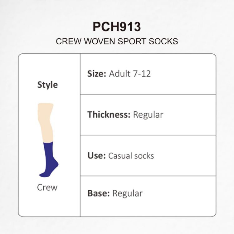 Picture of Crew Woven Sport Socks
