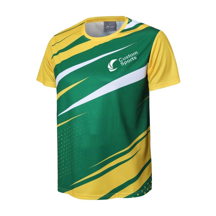 Picture of 100% Polyester Sublimated Sports Tee Shirt