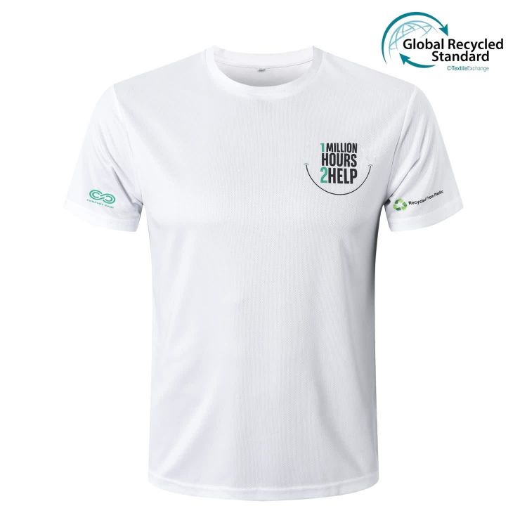 Picture of Unisex Adults RPET Sublimated Round-collar Tee Shirt