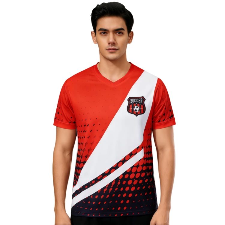 Picture of Unisex Adults 100% Polyester Sublimated Football Jersey