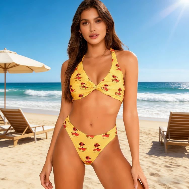 Picture of Women's Polyester Spandex Sublimated Bikini bottom