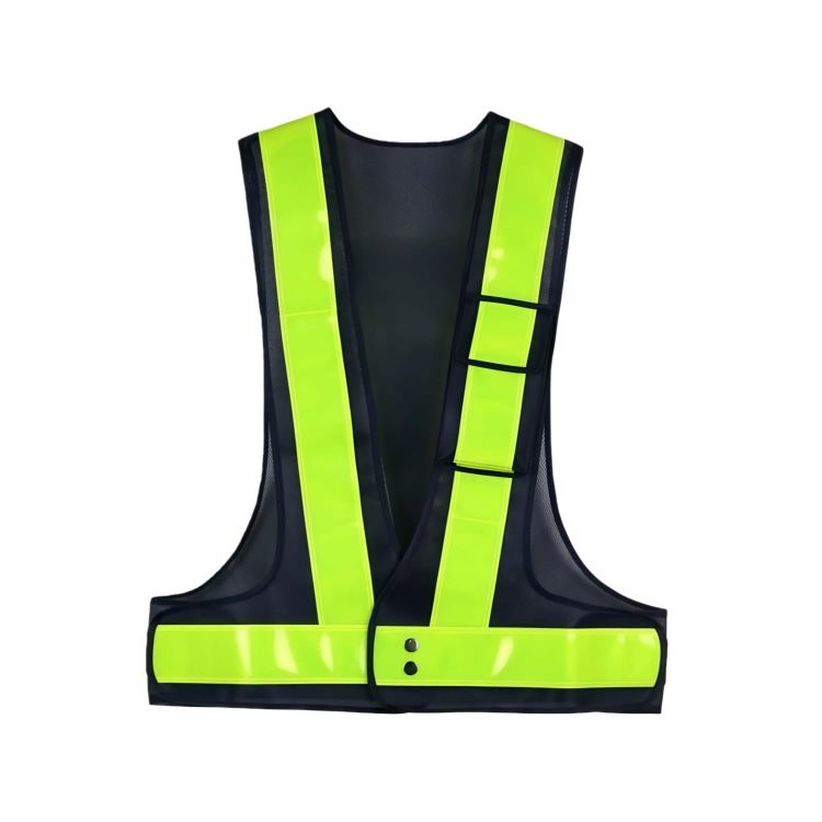 Picture of V-Shape Hi-Vis Reflective Adjustable Safety Vest With Pocket