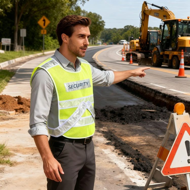 Picture of Hi-Vis Reflective Adjustable Safety Vest