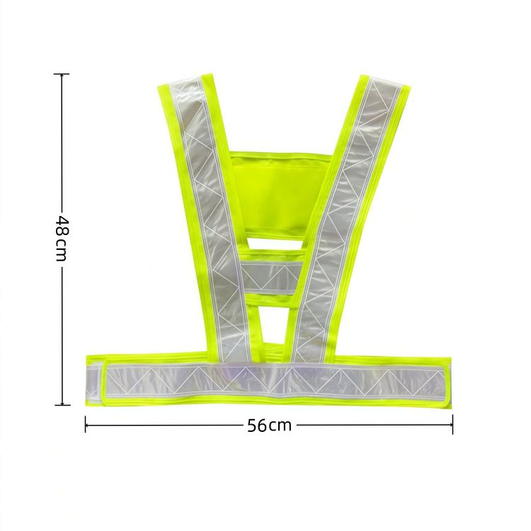 Picture of V-Shape Hi-Vis Reflective Adjustable Safety Vest