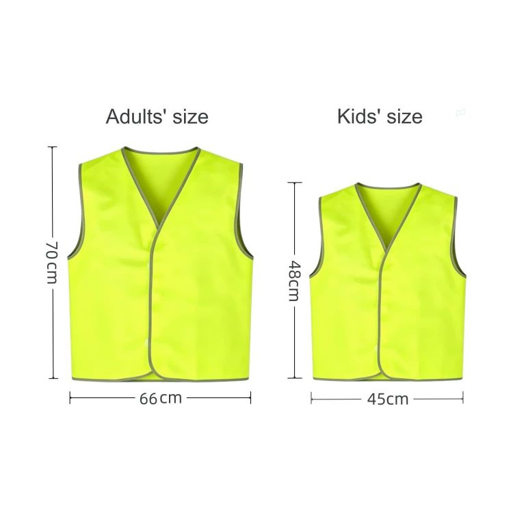 Picture of Hi-Vis Reflective Trim Velcro Placket Safety Vest